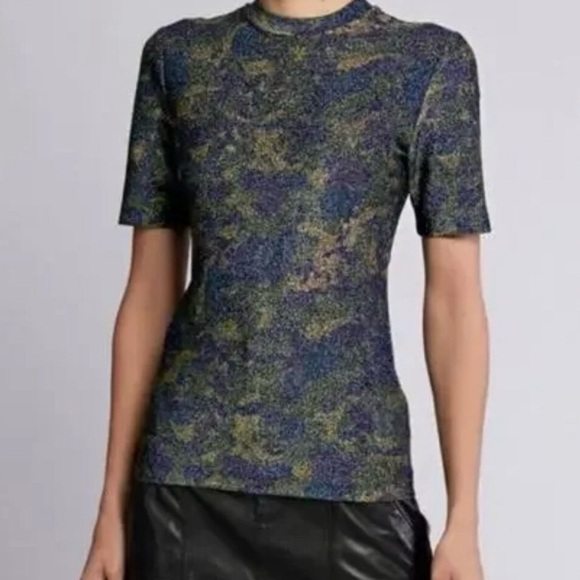 Ganni Tops - Ganni printed crew neck tee